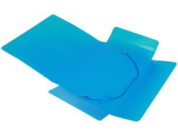 Carpeta Liderpapel Gomas Solapas 34972 Polipropileno Din A5 Azul