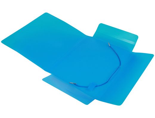 Carpeta Liderpapel Gomas Solapas 34972 Polipropileno Din A5 Azul