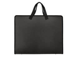 Carpeta liderpapel portadocumentos polipropileno a3 cierre de cremallera 2 bolsillos interiores con asa