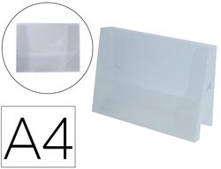 Carpeta liderpapel portadocumentos polipropileno dina4 transparente translucido lomo 50 mm