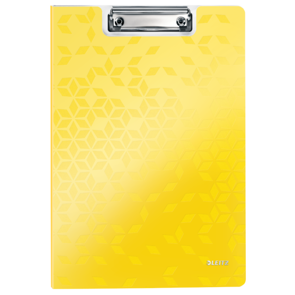 Carpeta Miniclip WOW DIN A4. Polifoam, amarillo