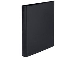 Carpeta Multifin Alfa 3002-M 11 Anillas 25 mm Plastico Cuarto Negro