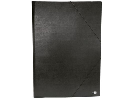 Carpeta Planos Liderpapel A2 Carton Gofrado N 12 Negro