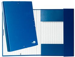 Carpeta Proyectos Liderpapel Folio Lomo 30Mm Carton Forrado Azul
