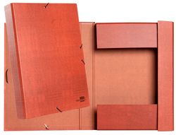 Carpeta Proyectos Liderpapel Folio Lomo 30Mm Carton Forrado Cuero