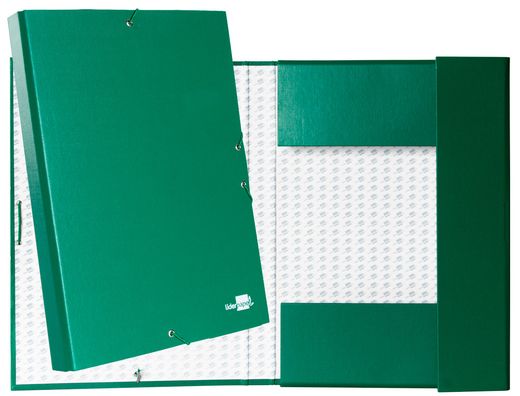 Carpeta Proyectos Liderpapel Folio Lomo 30Mm Carton Forrado Verde