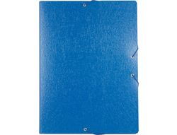 Carpeta Proyectos Liderpapel Folio Lomo 30Mm Carton Gofrado Azul