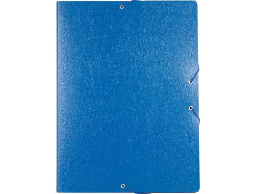 Carpeta Proyectos Liderpapel Folio Lomo 30Mm Carton Gofrado Azul