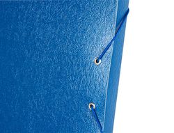 Carpeta Proyectos Liderpapel Folio Lomo 30Mm Carton Gofrado Azul