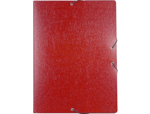 Carpeta Proyectos Liderpapel Folio Lomo 30Mm Carton Gofrado Roja