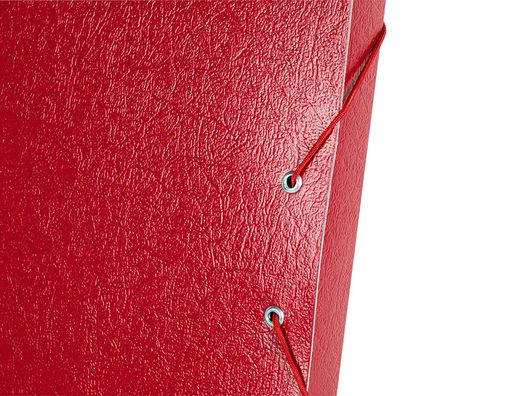 Carpeta Proyectos Liderpapel Folio Lomo 30Mm Carton Gofrado Roja