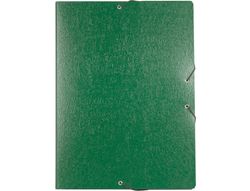Carpeta Proyectos Liderpapel Folio Lomo 30Mm Carton Gofrado Verde