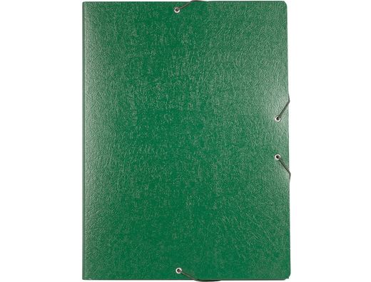 Carpeta Proyectos Liderpapel Folio Lomo 30Mm Carton Gofrado Verde