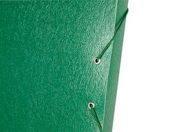 Carpeta Proyectos Liderpapel Folio Lomo 30Mm Carton Gofrado Verde