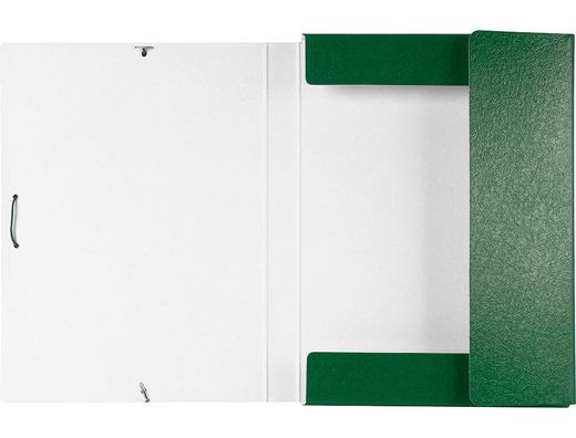 Carpeta Proyectos Liderpapel Folio Lomo 30Mm Carton Gofrado Verde