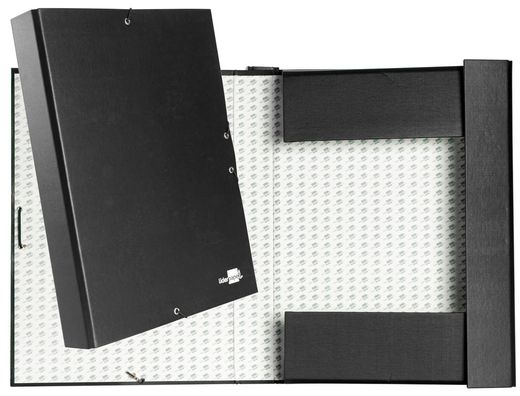 Carpeta Proyectos Liderpapel Folio Lomo 50Mm Carton Forrado Negra