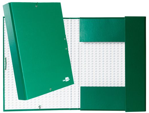 Carpeta Proyectos Liderpapel Folio Lomo 50Mm Carton Forrado Verde
