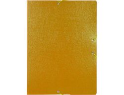 Carpeta Proyectos Liderpapel Folio Lomo 50Mm Carton Gofrado Amarilla