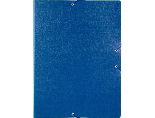 Carpeta Proyectos Liderpapel Folio Lomo 50Mm Carton Gofrado Azul