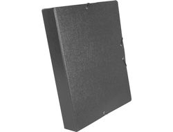 Carpeta Proyectos Liderpapel Folio Lomo 50Mm Carton Gofrado Gris