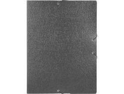Carpeta Proyectos Liderpapel Folio Lomo 50Mm Carton Gofrado Gris