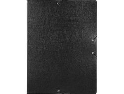 Carpeta Proyectos Liderpapel Folio Lomo 50Mm Carton Gofrado Negra
