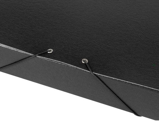 Carpeta Proyectos Liderpapel Folio Lomo 50Mm Carton Gofrado Negra