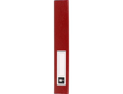 Carpeta Proyectos Liderpapel Folio Lomo 50Mm Carton Gofrado Roja