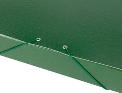 Carpeta Proyectos Liderpapel Folio Lomo 50Mm Carton Gofrado Verde