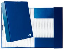 Carpeta Proyectos Liderpapel Folio Lomo 70Mm Carton Forrado Azul