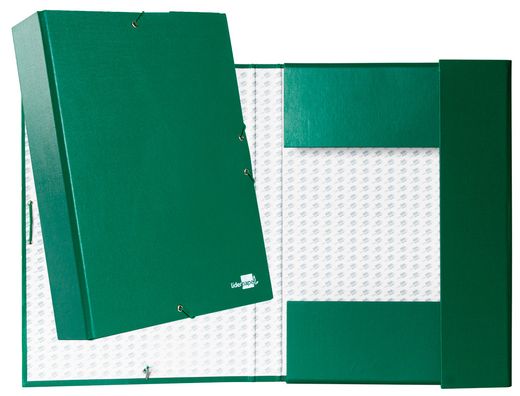 Carpeta Proyectos Liderpapel Folio Lomo 70Mm Carton Forrado Verde
