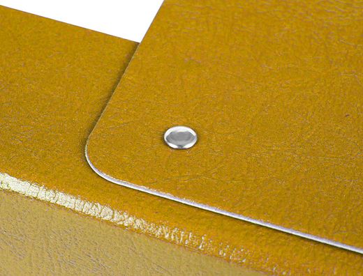 Carpeta Proyectos Liderpapel Folio Lomo 70Mm Carton Gofrado Amarilla