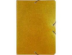 Carpeta Proyectos Liderpapel Folio Lomo 70Mm Carton Gofrado Amarilla
