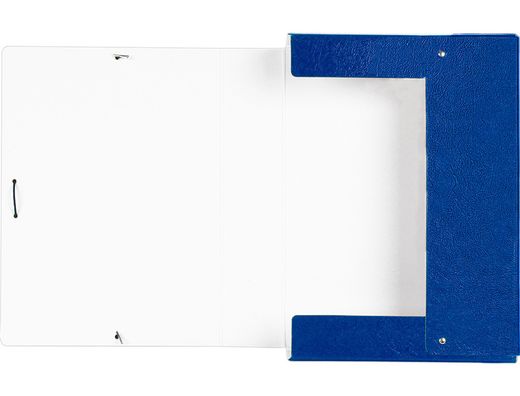 Carpeta Proyectos Liderpapel Folio Lomo 70Mm Carton Gofrado Azul