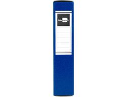 Carpeta Proyectos Liderpapel Folio Lomo 70Mm Carton Gofrado Azul
