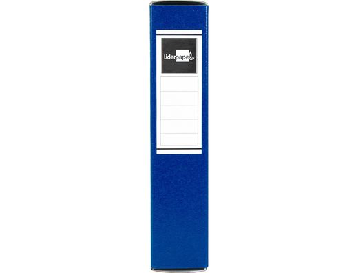 Carpeta Proyectos Liderpapel Folio Lomo 70Mm Carton Gofrado Azul