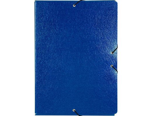 Carpeta Proyectos Liderpapel Folio Lomo 70Mm Carton Gofrado Azul