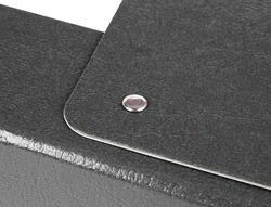 Carpeta Proyectos Liderpapel Folio Lomo 70Mm Carton Gofrado Gris