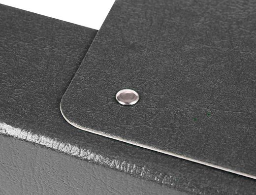 Carpeta Proyectos Liderpapel Folio Lomo 70Mm Carton Gofrado Gris