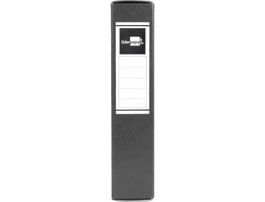 Carpeta Proyectos Liderpapel Folio Lomo 70Mm Carton Gofrado Gris