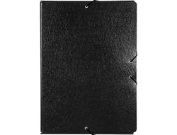 Carpeta Proyectos Liderpapel Folio Lomo 70Mm Carton Gofrado Negra