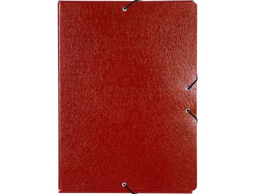 Carpeta Proyectos Liderpapel Folio Lomo 70Mm Carton Gofrado Roja