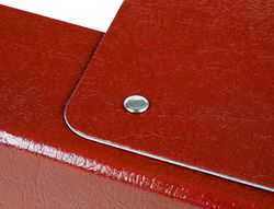 Carpeta Proyectos Liderpapel Folio Lomo 70Mm Carton Gofrado Roja