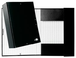 Carpeta Proyectos Liderpapel Folio Lomo 90Mm Carton Forrado Negra