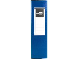 Carpeta Proyectos Liderpapel Folio Lomo 90Mm Carton Gofrado Azul