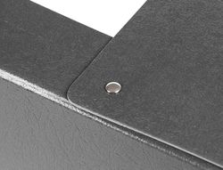 Carpeta Proyectos Liderpapel Folio Lomo 90Mm Carton Gofrado Gris
