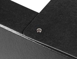 Carpeta Proyectos Liderpapel Folio Lomo 90Mm Carton Gofrado Negra