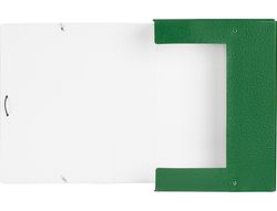 Carpeta Proyectos Liderpapel Folio Lomo 90Mm Carton Gofrado Verde