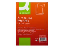 Carpeta q-connect dossier uńero plastico folio transparente 110 micras
