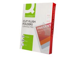 Carpeta q-connect dossier uńero plastico folio transparente 110 micras